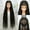 1B, variant on Super Long 40 Inches Twist Braided Wigs Synthetic Full Lace Frontal Wig Knotless Braiding Wigs Pre Plucked with Baby Hair for Black Women 1B/27 Color