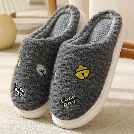 

Gubotare Men s Slippers Men s Cross Band Slipper with Open Toe Design Plush Upper and Indoor/Outdoor Sole Available in Men s Gray 10.5