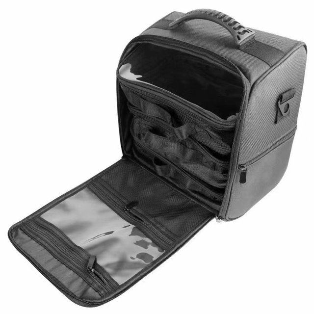 Bolso cosmético Oxford Caja de clavos de alta capacidad Almacenamiento Herramientas de spa multifuncionales Likrtyny Cuidado Belleza