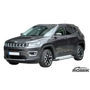 2017-Present Fits Jeep Compass SUV Running Boards RAL-S Side Steps Silver Romik