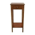 thumbnail image 4 of Solid Bamboo Plant Stand Telephone Table Mahogany, 4 of 4