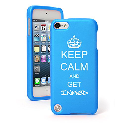 Black Apple iPod Touch 5th 6th Gen Hard Case Cover Keep Calm & Wrestle On 