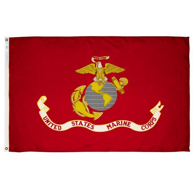 Banner Betsy Flags del Cuerpo de Marines de los Estados Unidos, 152 x 91 cm, nailon
