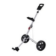 thumbnail image 3 of lacooooppia Golf Push Cart Cart Golf Bag Pull Cart Golf Bag Holder Outdoor Compact Foldable 2 Wheel Golf Trolley Golf Accessories, 3 of 8