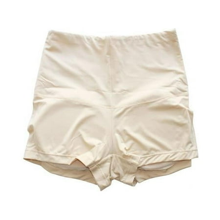High Waist Padded Panty with Removable Pads  Small - Beige