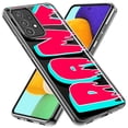thumbnail image 2 of MUNDAZE Samsung Galaxy A32 Shockproof Clear Hybrid Protective Phone Case Teal Pink Clear Funny Text Quote Dank Cover, 2 of 5