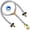 Y Splitter hose, variant on 12 feet 0-20 PSI Adjustable High Pressure Propane Regulator with Hose for QCC1/Type1 Propane Tank Cylinder,Fits for Most LP Gas Grill, Heater and Fire Pit Table,3/8" Female Flare Nut