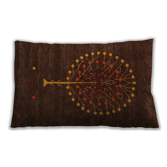 Ahgly Company Indoor Rectangular Contemporary Lumbar Throw Pillow, 13 inch by 19 inch