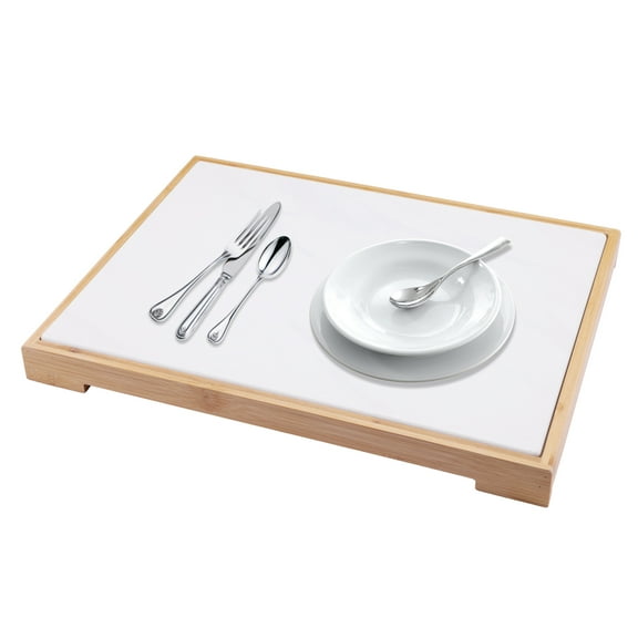 Unique Bargains Diatomaceous Stone Dish Drying Mat with Dish Drying Rack Marbled