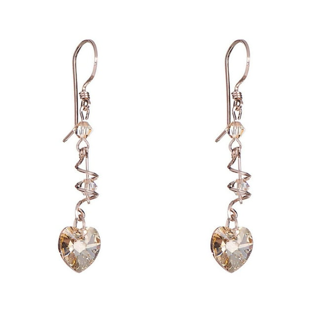 Aretes con Cristal Swarovski en Aleacion con Oro 18k Jands Jands Joyeria y Moda JA-240-A 01 GSHA001
