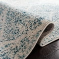 thumbnail image 5 of Safavieh Madison Collection MAD604E Glam Ogee Trellis Distressed Non-Shedding Stain Resistant Living Room Bedroom Area Rug, 6'7" x 9'2", Cream / Turquoise, 5 of 5