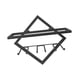 thumbnail image 5 of Estante de pared para almacenamiento de vinos Negro, 5 of 9