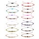 thumbnail image 2 of Nvzi Pulseras de cuentas de piedra hechas a mano para mujer, lindas cuentas de piedra de semilla, pulsera de cuerda ajustable, regalos de joyería de playa de verano, rosa, 2 of 5