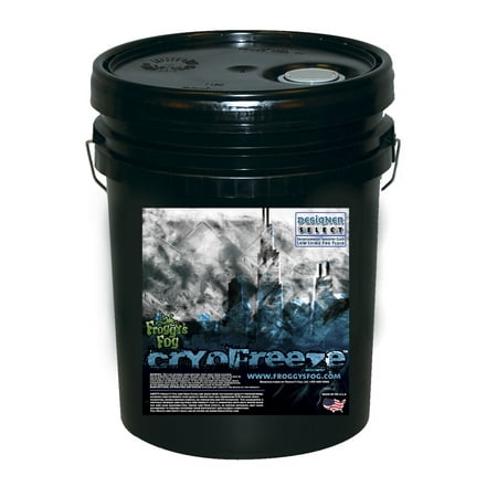 Cryo Freeze - Low Lying Ground Fog Machine Fluid - Stage and Studio Fog Juice - 5 Gallon