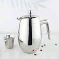 thumbnail image 6 of Easyworkz Nando French Press 23 oz Double Wall Insulated Thermal Coffee Maker, 304 Stainless Steel Cafetiere, 6 of 10
