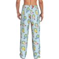 thumbnail image 6 of Mens Pajama Pants, Frog In Mermaid Soft Sleep & Lounge Pants for Men, Cuteness Casual PJ Bottoms Pants with Pockets, 6 of 7