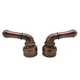 thumbnail image 2 of Dura Faucet DF-RKC-ORB RV Replacement Hot and Cold Classic Handles - Metallic Plating Over ABS Models Only (Oil Rubbed Bronze), 2 of 2