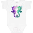 thumbnail image 3 of Inktastic Seahorses Kissing with Hearts Boys or Girls Baby Bodysuit, 3 of 5