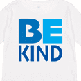 thumbnail image 4 of Inktastic Be Kind Logo in Blue Boys or Girls Long Sleeve Toddler T-Shirt, 4 of 5
