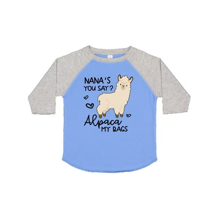 

Inktastic Nana s You Say Alpaca My Bags Gift Toddler Boy or Toddler Girl T-Shirt