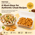 thumbnail image 2 of Teetoz Khasta Chat Papdi – Crispy & Crunchy Traditional Snack, 250g, 2 of 9