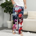 thumbnail image 4 of Power Rangers Pajamas Pants 3D Printing Wide Leg PJ Pant Loungewear Casual Comfy Sleepwear Lounge Pants for Men Women2XL, 4 of 9