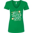 thumbnail image 3 of Inktastic Jesus is the Reason for the Season Christmas Bells and Stars Women's V-Neck T-Shirt, 3 of 5