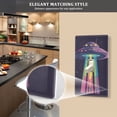 thumbnail image 5 of Yayeee Blank Wall Plate Cover 1-Gang 4.5"x2.7" Home Unused Decorative Outlet, Purple UFO, 5 of 7