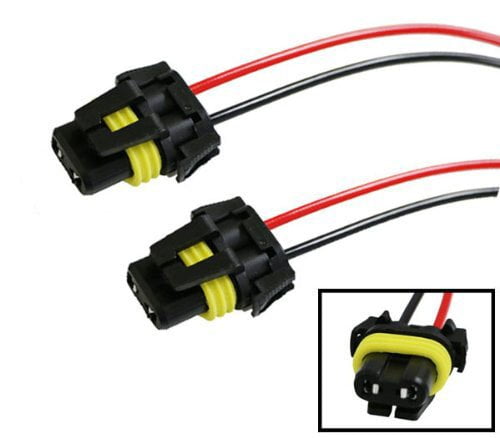 BRAND NEW Xenon HID WIRE HARNESS 9006 9006XS PIGTAIL 2X Pair GMC Power wire FORD 