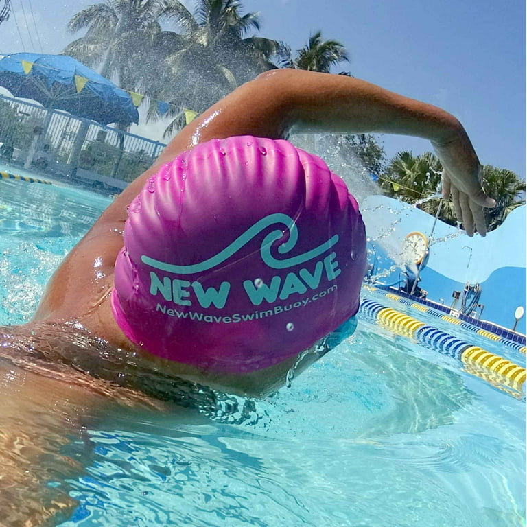 New Wave Swim Cap - Silicone (Pink)