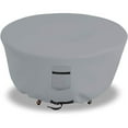 thumbnail image 1 of Covers &amp; All FPR-T-Grey-03 18 oz Waterproof Round Firepit Cover  Grey - 40 in. dia. x 18 in., 1 of 1