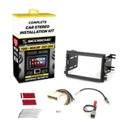 Scosche ICFD6BN Double DIN Dash Kit Compatible with Select 2007-2010 Ford and Mercury Vehicles