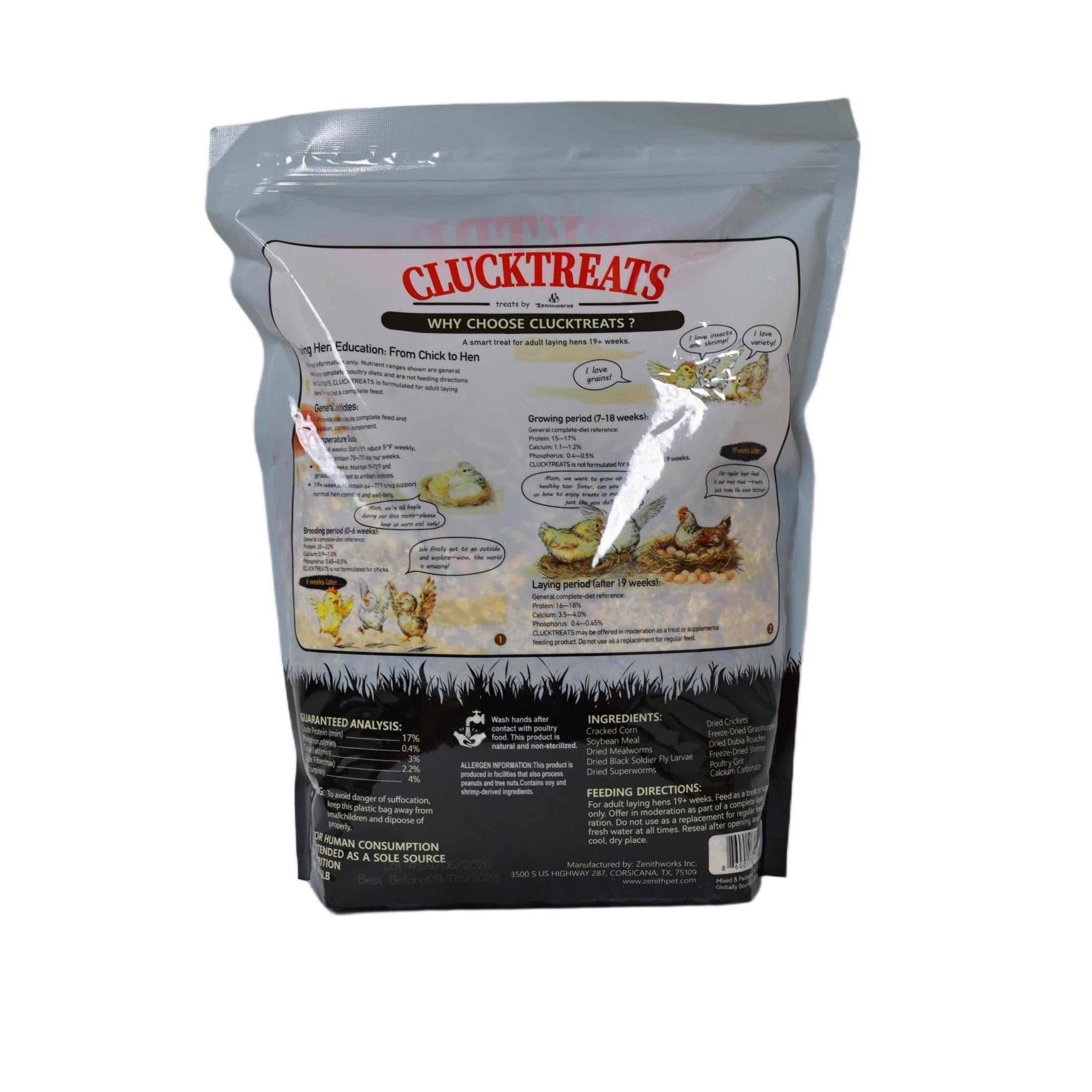 Clucktreats Mixed Treats bag 6LB
