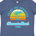 thumbnail image 4 of Inktastic Summer Enjoy the Sunshine Clearwater Beach Florida in Blue Boys or Girls Toddler T-Shirt, 4 of 5
