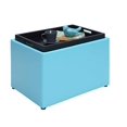 thumbnail image 4 of Convenience Concepts R8-159 Designs4Comfort Pouf d'Appoint pour Rangement, Sarcelle, 4 of 6