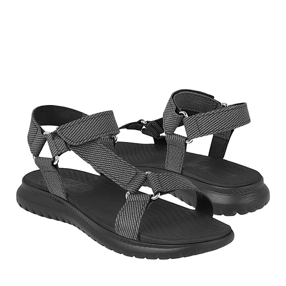 SANDALIAS COMFORT FIT MUJER 26116 SINTÉTICO NEGRO