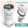 thumbnail image 3 of Best Friend, Coworker Gifts For Women, Funny Birthday Gifts For Her, Anniversary, Office Gifts For Coworkers, Boss, Friends, 20 Oz Stainless Steel Tumbler, 3 of 6