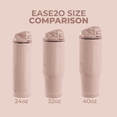 thumbnail image 5 of HydroJug Ease2o Insulated Stainless Steel Water Bottle with Straw & Chug Lid, Leak-Resistant, Cup Holder Friendly – 40oz, Dusty Rose, 5 of 7