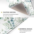 thumbnail image 6 of Sage Green Leaves Dish Drying Mats for Kitchen Counter 18x24 Inch, Leaves Kitchen Drying Mat,Watercolor Herbs Dishes Pad Dish Drainer Rack Mats Absorbent Fast Dry Kitchen Accessories, 6 of 6