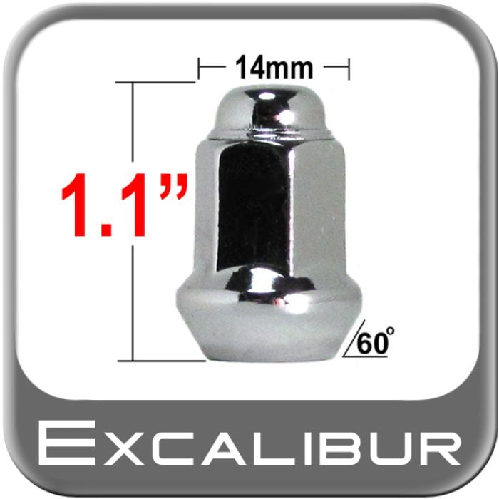 LUG NUT 3/8 X 24, CHROME