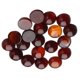 thumbnail image 1 of 20 Piezas Multicolor Cabujón de Piedras Sueltas Decoración Creativa de Espalda Plana Pequeña Joyería Exquisita 8mm rojo, 1 of 4