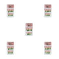 thumbnail image 1 of maskred 1 Set French Tip Press on Nails Gradient Extension Fingernails Tips Removable Fashion Wraps Full Cover DIY Manicure Kit Type 19 2g glue,24Pcs jelly 5Set, 1 of 6