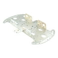 thumbnail image 4 of Chasis de coche robot inteligente, accesorios profesionales y ligeros para coche robot. con agujero para motor 4WD, 4 of 9