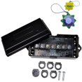 thumbnail image 1 of HQRP 7 Way/Pin RV Trailer Wire Cord Junction Box Color Coded Camper Truck weather proof + UV Meter, 1 of 5