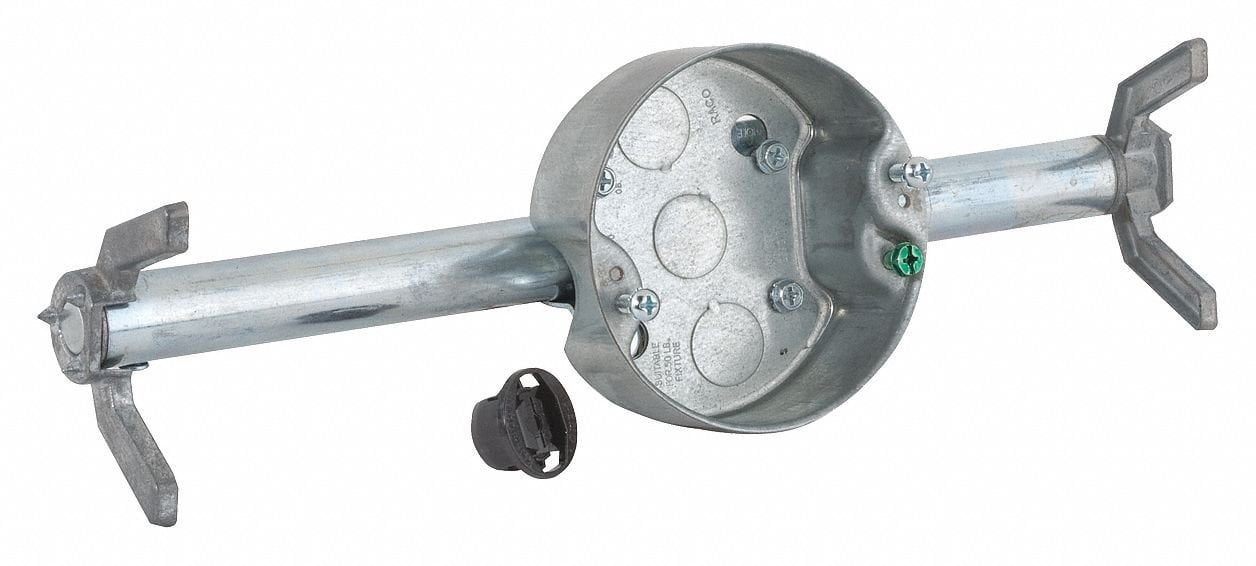 RACO Steel Box Support Bracket, for Use with Ceiling Fans and Light