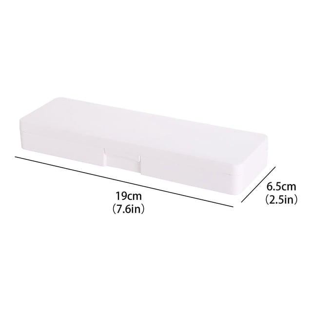 Estuche De Plástico Para Lápices Caja Organizadora De Gran Capacidad Material De Oficina
