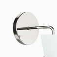 thumbnail image 2 of Modway Starlight 1-Light Fabric Wall Sconce in White/Polished Nickel, 2 of 7
