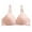 Light Pink, variant on Women's Thin Breathable Steel Ring Gathering Comfortable Sagging Large Size Bra Women Supportive V Neck Bras Comfort Tshirt Bralettes, Size 36