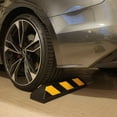 thumbnail image 6 of Guardian Parking Stop, 2 Foot Long Rubber Curb with Mounting Holes, Black/Yellow, 6 of 11