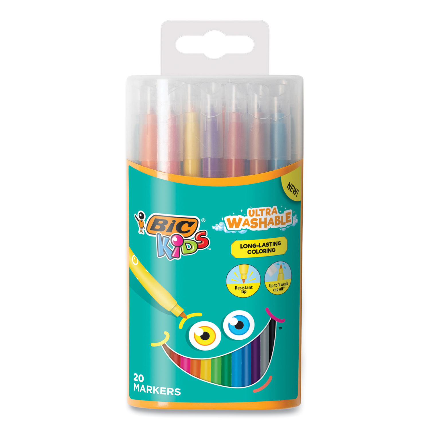 BIC Kids Ultra Washable Assorted Markers